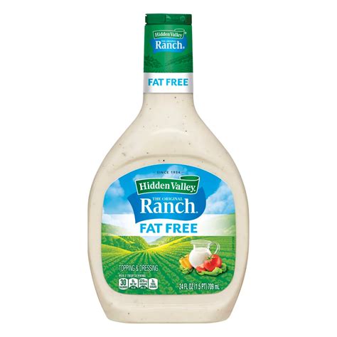 Hidden Valley Fat Free Ranch Dressing Nutrition Facts | Blog Dandk