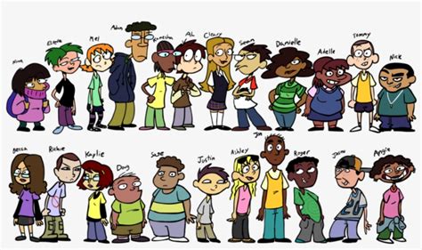 Middle School Students Cartoon Clipart Middle School - Animated High ...