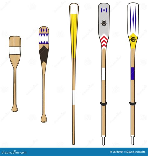 Canoe Types Set Vector Illustration | CartoonDealer.com #154263878