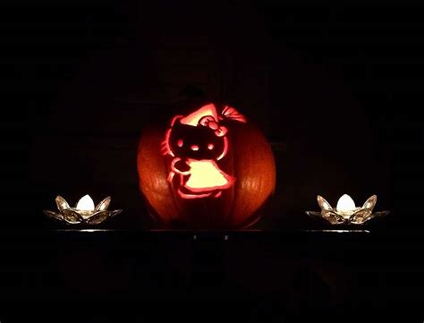 Hello Kitty Halloween Pumpkin Photos