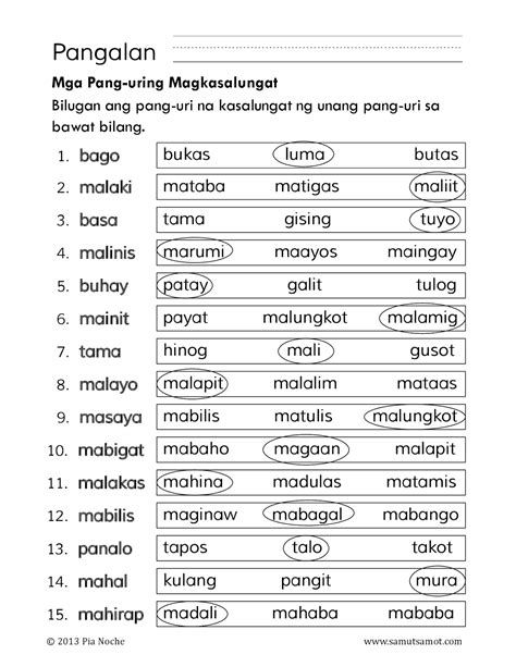 Halimbawa Ng Mga Salitang Magkasalungat Sa Pangungusap | Images and Photos finder