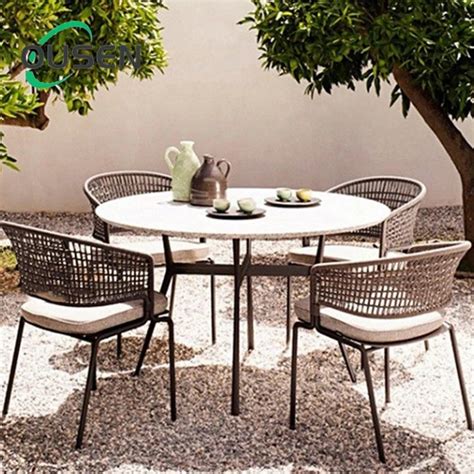 Factory Outlet Luxury Patio Furniture Sets for Outdoor Dining