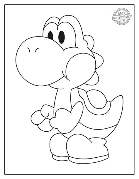 Free Printable Yoshi Coloring Pages | Kids Activities Blog