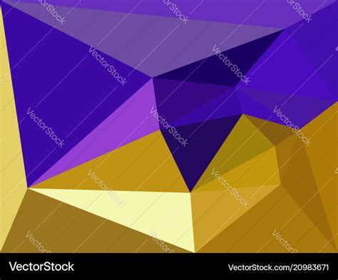 Purple and gold geometric Royalty Free Vector Image