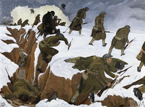 'Over The Top'. 1st Artists' Rifles at Marcoing, 30th December 1917 | Imperial War Museums