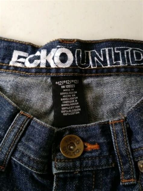 Ecko Unlimited Rawthentic 1972 boys jeans size 12/ 26.5" med wash | eBay