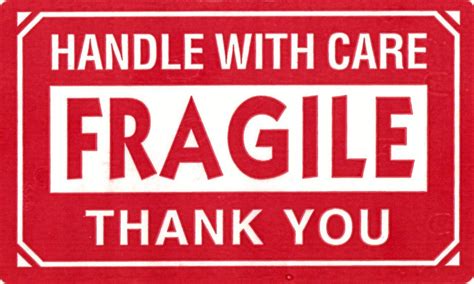 Fragile Handle With Care Logo