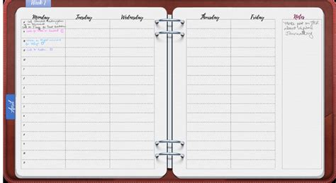 Onenote Bullet Journal Template Database