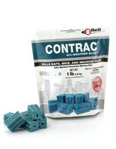 CONTRAC Blox City Packs single-feeding anticoagulant bait