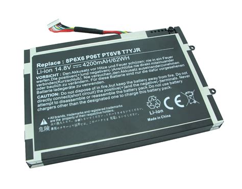 Malaysia Dell Alienware M14x R2 R1 R3 R2 R1 M11X R3 PT6V8 8P6X6 Battery