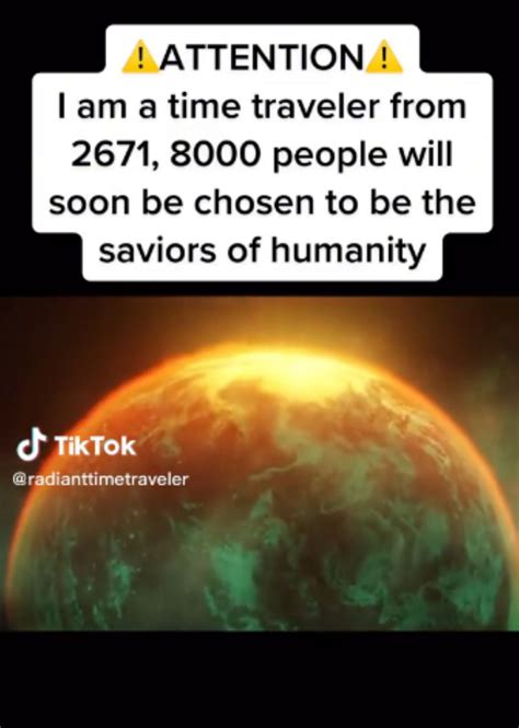 Asteroids and Aliens: TikTok ‘time traveler’ predicts world’s end this week : Big Island Now