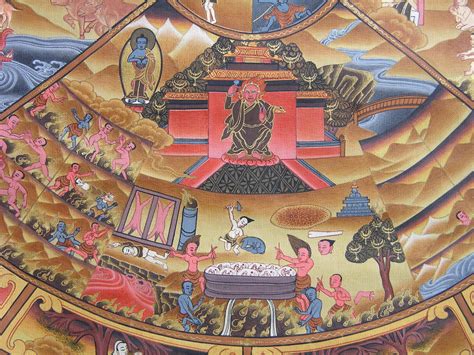 Tibetan Buddhism Wheel Of Life 06 06-1 Hell Beings