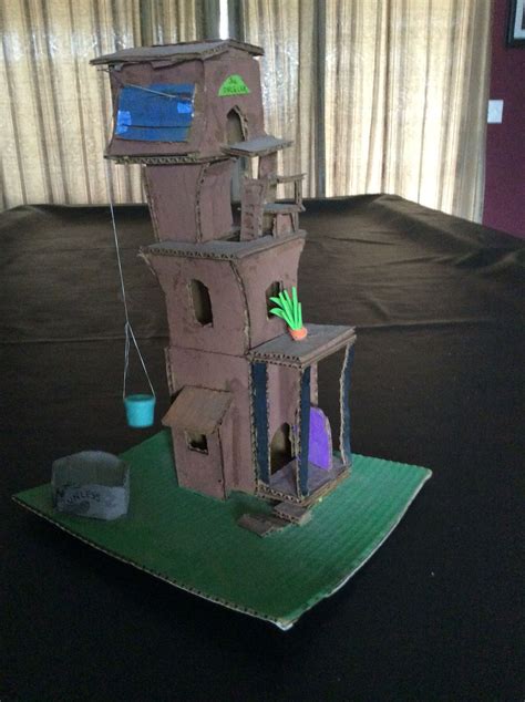 The Oncelers house from Cat in the Hat's "Lorax". Great school project ...