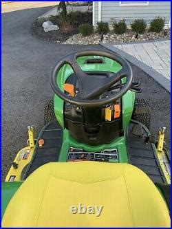 John Deere Plow » John Deere X738 4×4 Tractor With Optional 47 Snowblower Or 54 Plow