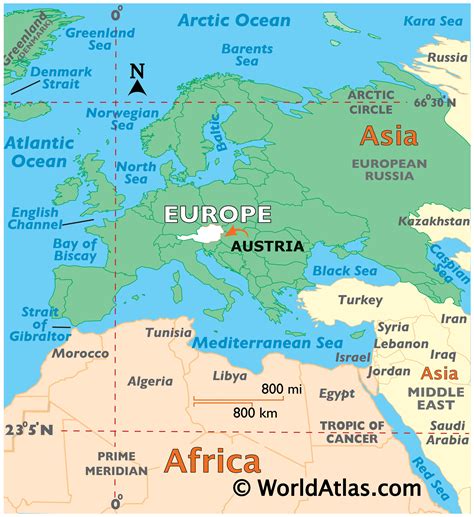 Austria Map / Geography of Austria / Map of Austria - Worldatlas.com