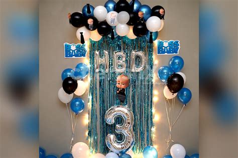 Book a Stunning Boss Baby Birthday Surprise Decor for Your Kid's Birthday! | Bangalore