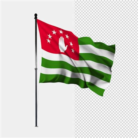 Premium PSD | Abkhazia flag