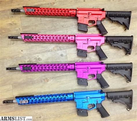 ARMSLIST - For Sale: Custom AR-15s in Bright Colored Anodizing