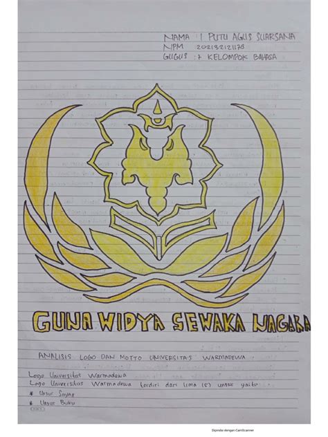 3. Logo Dan Motto Universita Warmadewa | PDF