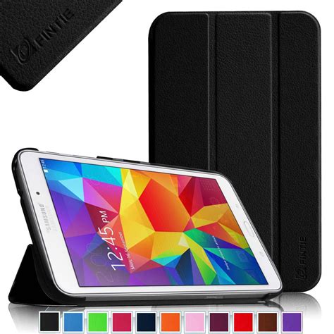 For Samsung Galaxy Tab 4 7.0 Tablet Case - Fintie Slim Lightweight Shell Standing Cover, Black ...