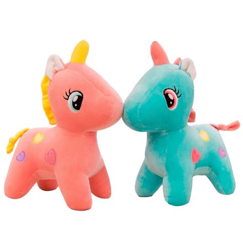 Soft Cute Rainbow Style Unicorn Toy Plush Toys Wings Angel Animals Horse Children Toys Baby ...