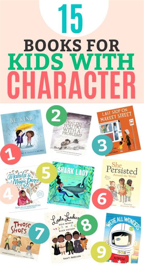 15 Books for Kids with Character • One Lovely Life