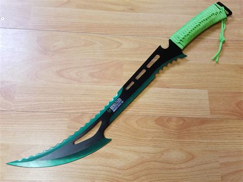 Biohazard 24" Apocalypse Green Zombie Machete Sword - 51gn – Atlantic Knife Company