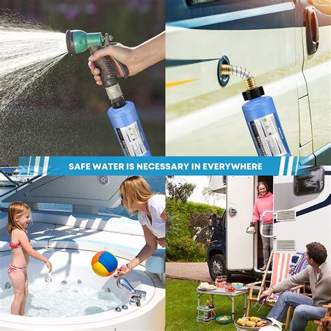 Kohree RV Inline Water Filter for RV, Boat, Garden