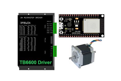 ESP32 And TB6600 Stepper Motor Driver - Makerguides.com