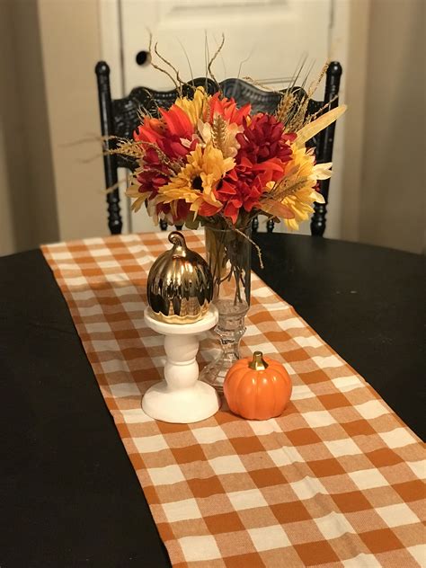 Dollar Tree Fall Centerpiece | Simple centerpieces, Dollar tree fall ...