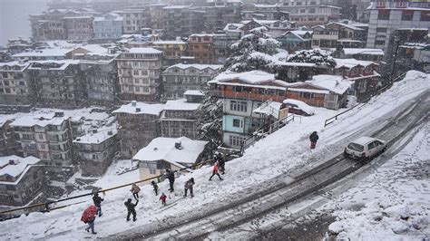 Shimla Himachal Pradesh heaviest fresh snowfall Mcleod Ganj IMD ...