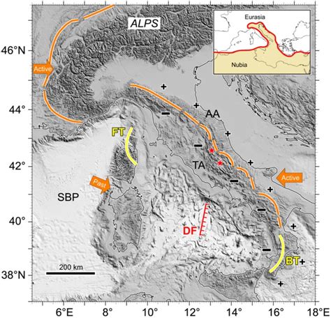 An updated reconstruction of basaltic crust emplacement in Tyrrhenian sea, Italy | Scientific ...