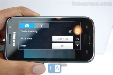 Photos : Samsung Galaxy S Camera Options