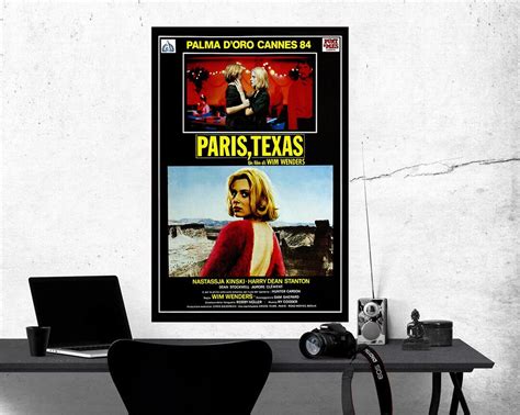 PARIS TEXAS Movie POSTER Harry Dean Stanton Nastassja Kinski - Etsy