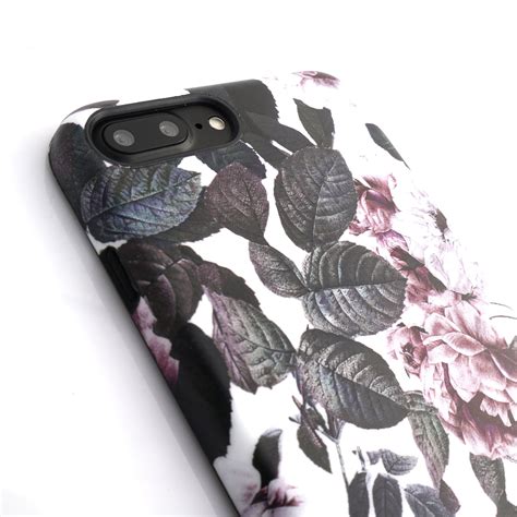 Floral Case for iPhone 8 Plus / 7 Plus - Shadow Blossom– Elemental Cases