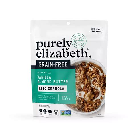 Purely Elizabeth Vanilla Almond Butter Grain-Free Granola - Shop Granola & snack bars at H-E-B