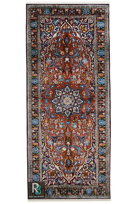 Buy Gold chakra ardabil kashmir silk carpet and Persian silk rugs