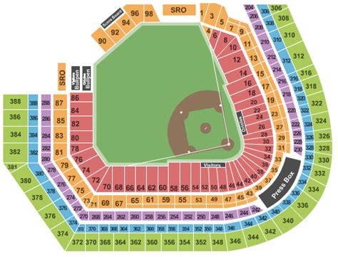 Camden Yards Seating Chart + Rows, Seats and Club Seats