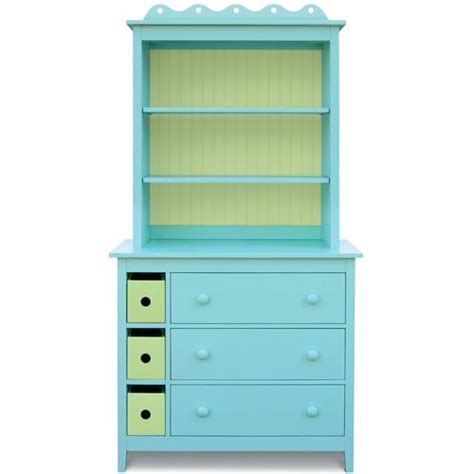 Jill Dresser With Bookcase Hutch : Dressers at PoshTots Furniture Dolly, Hooker Furniture, White ...