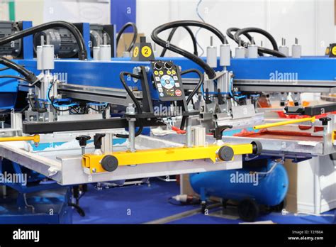 Textile printing machine hi-res stock photography and images - Alamy