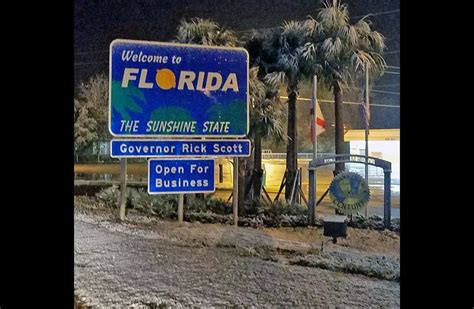 Snow in Florida: Sunshine State freaks out over winter weather (photos ...