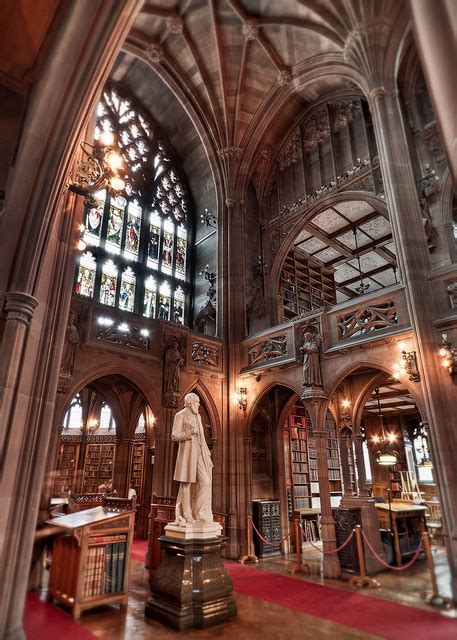 Victorian gothic architecture inside John Rylands... - It's a beautiful ...