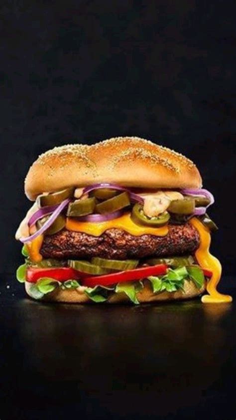 Cheesy Burger 😋 | Burger, Buffalo burgers, Food photo