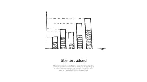 Black And White Drawing Of Line Graph Google Slide Theme And Powerpoint Template - Slidedocs