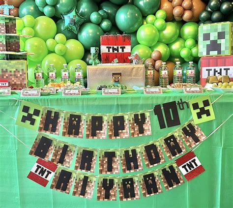 Minecraft Birthday Party Ideas | Photo 2 of 39 | Catch My Party