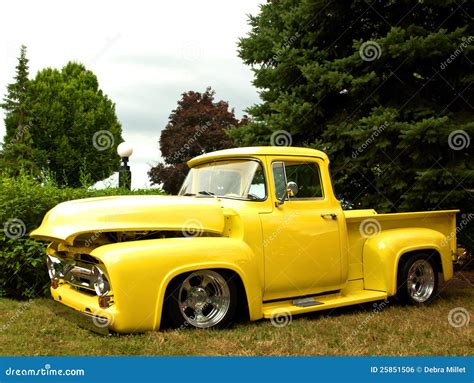 Old restored truck stock photo. Image of foliage, transportation - 25851506