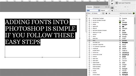 How to add fonts to photoshop - Epic Photos by John
