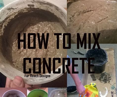 How to Mix Concrete or Cement : 4 Steps (with Pictures) - Instructables