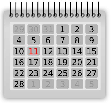 Calendar Clip Art Free