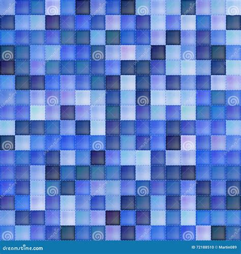 Seamless Mosaic Tile Background Stock Illustration - Illustration of ...